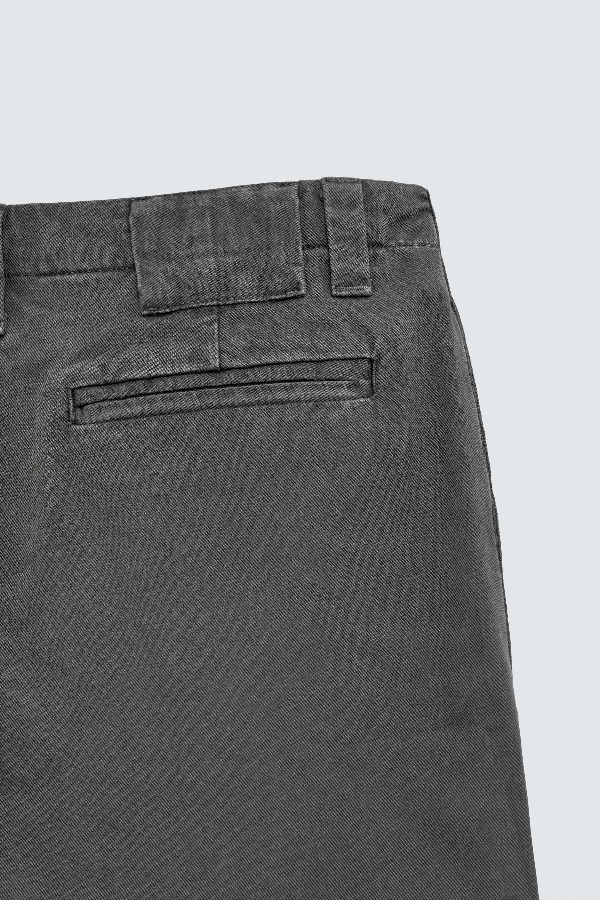 PANTALON CHINO COUPE DÉCONTRACTÉE DÉLAVÉ